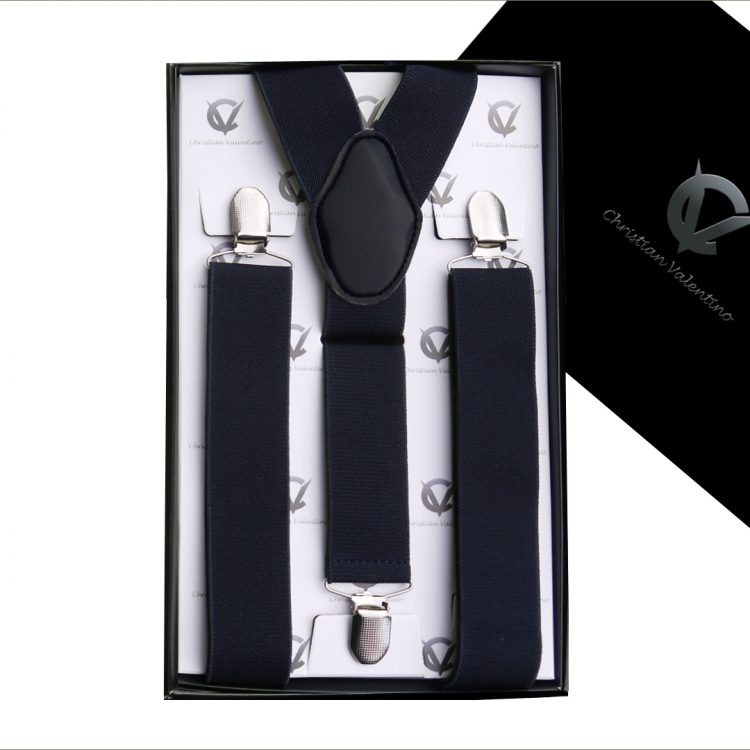 Black Y3.5cm Men's Braces Suspenders
