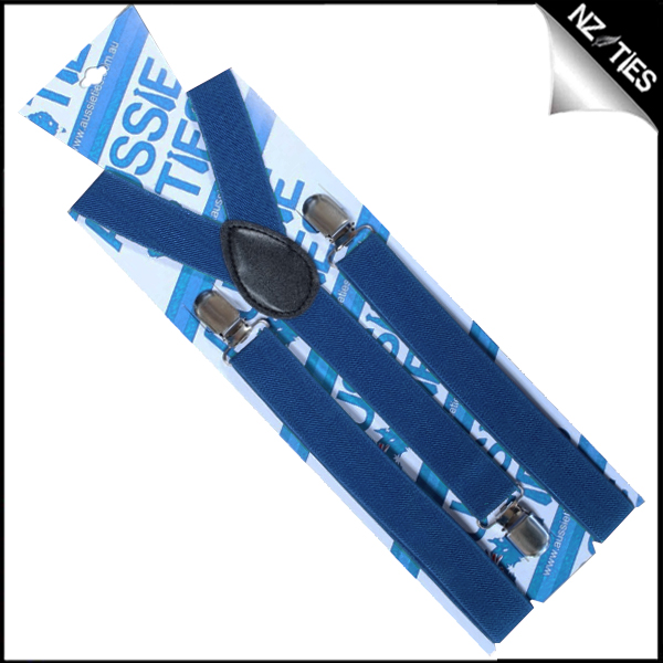 Denim Navy Blue Braces Suspenders
