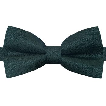 Dark Green Bar Texture Bow Tie
