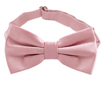 Blush Dusky Pink Bow Tie