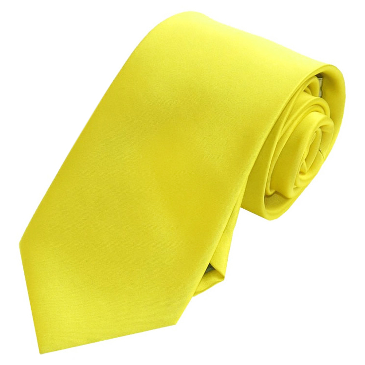 Men's Daffodil Yellow Tie