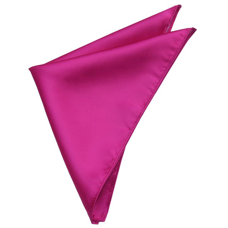 Fuschia Cerise Pink Pocket Square