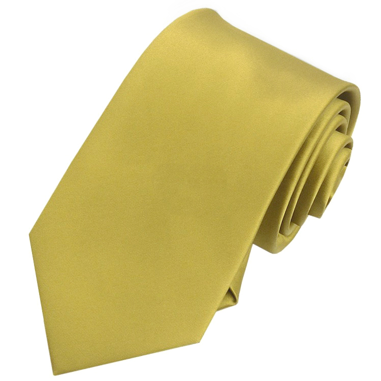 Men's Metallic Gold Tie