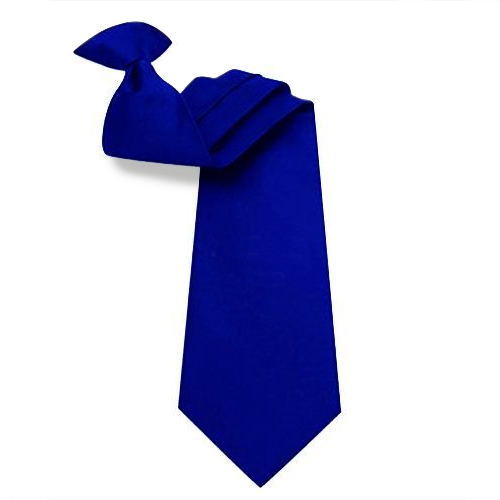 Mens Navy Blue Clip On Tie