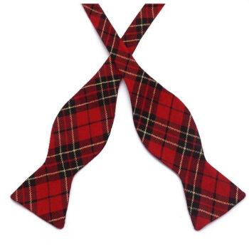 Royal Stewart Tartan Self Tie Bow Tie