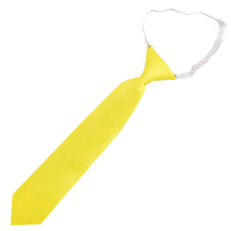 Daffodil Yellow Junior Boys Elasticated Tie