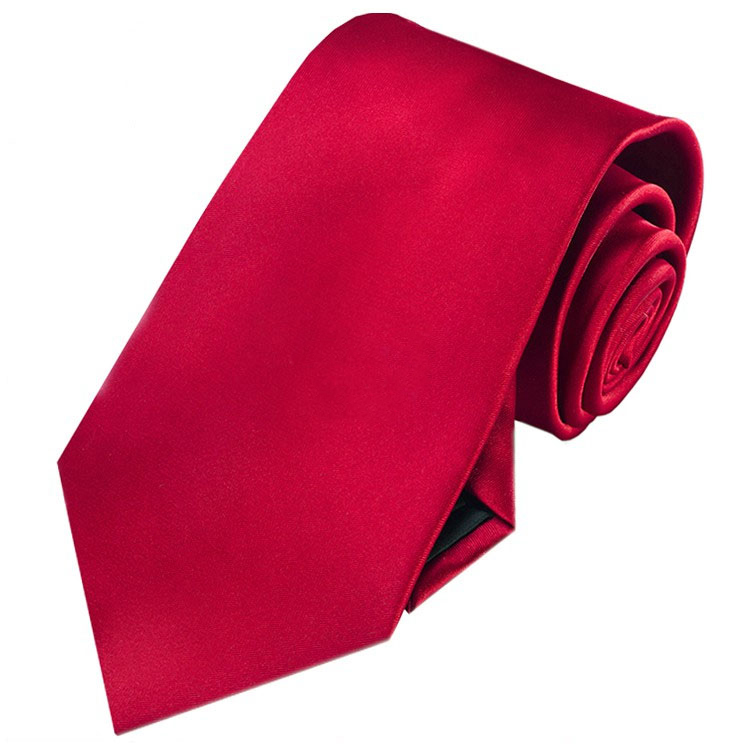 Scarlet Red Men's Tie