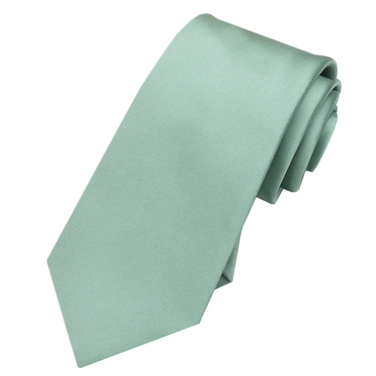 Sage Green Men's Slim Tie NZ